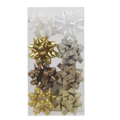 8 noeuds à coller argent or blanc marron-Gifi