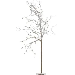 Arbre de Noël enneigé blanc effet neige H 130 cm-Gifi Hot