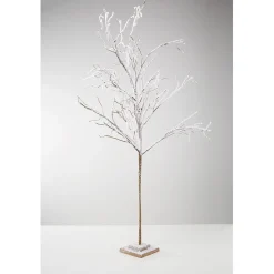Arbre de Noël enneigé blanc effet neige H 150 cm-Gifi Clearance