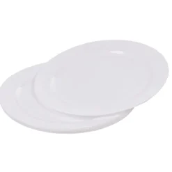 Assiette à dessert blanche design effet martelé x6-Gifi New