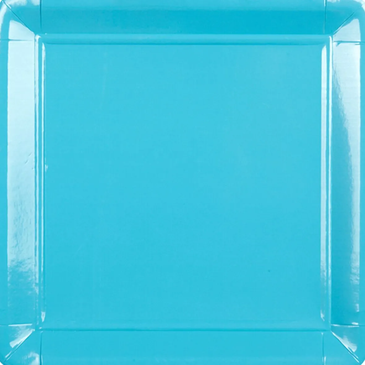 Assiette carton bleu x8-Gifi Outlet