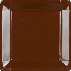 Assiette carton chocolat x8-Gifi New