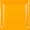 Assiette carton orange x8-Gifi Outlet