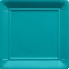 Assiette en carton bleu caraïbe x8-Gifi Hot