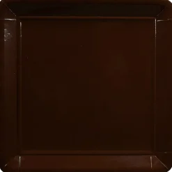 Assiette en carton chocolat x8-Gifi Sale