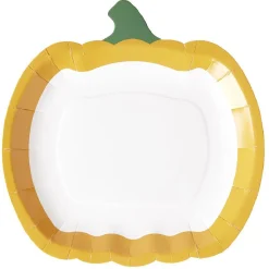 Assiette en carton design citrouille x10-Gifi Sale