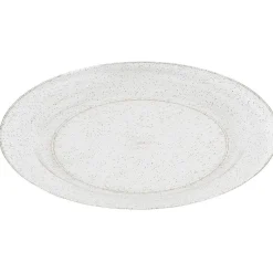 Assiette jetable à paillettes dorées x 20-Gifi Discount