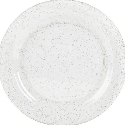 Assiette jetable à paillettes dorées x 20-Gifi Discount
