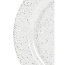 Assiette jetable à paillettes dorées x 20-Gifi Discount