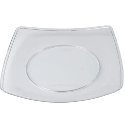 Assiette plate plastique transparente x4-Gifi Best
