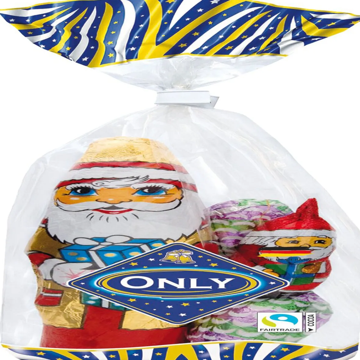 Assortiment de chocolats avec Père Noël 100Gr-Gifi Online