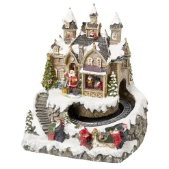 Atelier du Père Noël animé lumineux et musical-Gifi Clearance