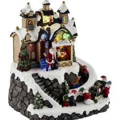 Atelier du Père Noël animé lumineux et musical-Gifi Best