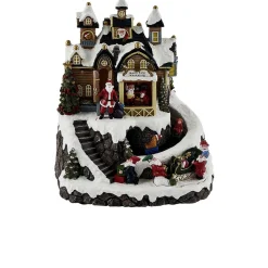 Atelier du Père Noël animé lumineux et musical-Gifi Best