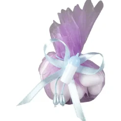 Attache pour ballotin biberon bleu x6-Gifi Outlet