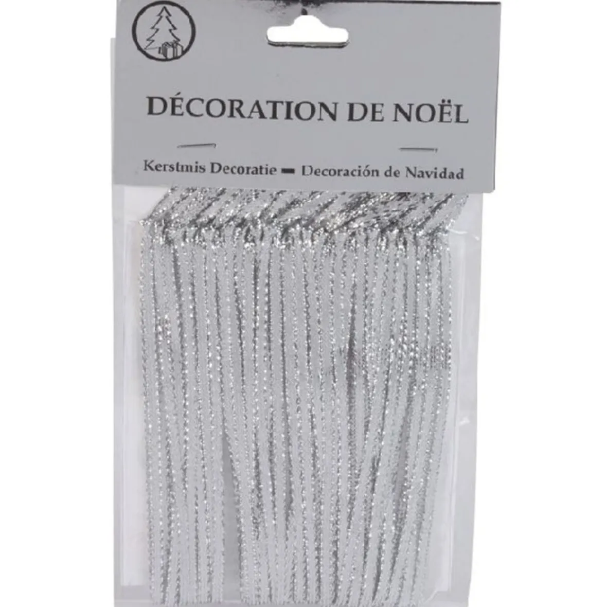 Attache ruban argentée x30-Gifi Best