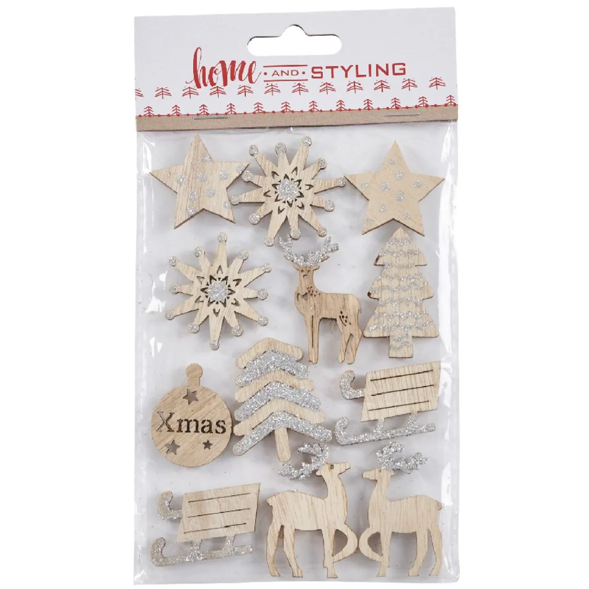 Autocollants thème Noël argentés-Gifi Hot