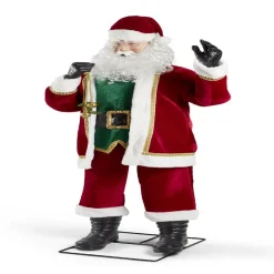 Automate Père-Noël sonore et animé H190cm-Gifi Outlet