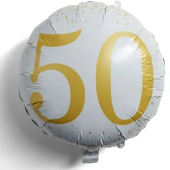Ballon alu 50 ans Ø46cm-Gifi