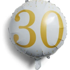 Ballon alu 30 ans Ø46cm-Gifi Outlet
