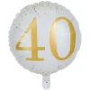 Ballon alu 40 ans Ø46cm-Gifi New