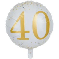 Ballon alu 40 ans Ø46cm-Gifi New