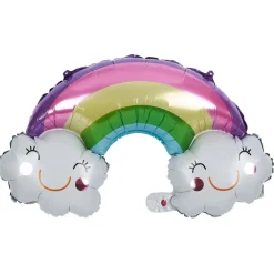 Ballon alu arc-en-ciel multicolore L80cm-Gifi Discount