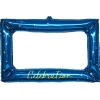 Ballon alu forme cadre photo avec accessoires photobooth 10 personnes-Gifi Sale