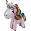 Ballon alu licorne rose et multicolore H56cm-Gifi