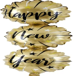 Ballon aluminium happy new year 90cm-Gifi