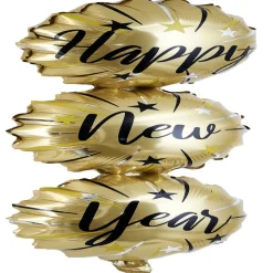 Ballon aluminium happy new year 90cm-Gifi