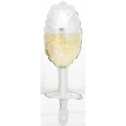 Ballon baudruche de réveillon forme bouteille ou flûte-Gifi Discount