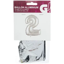 Ballon chiffre 2 aluminium-Gifi Clearance