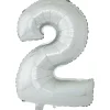 Ballon chiffre 2 aluminium-Gifi Best