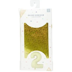 Ballon chiffre 2 aluminium-Gifi Best
