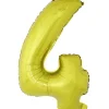 Ballon chiffre 4 en aluminium-Gifi