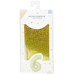 Ballon chiffre 6 en aluminium-Gifi Hot