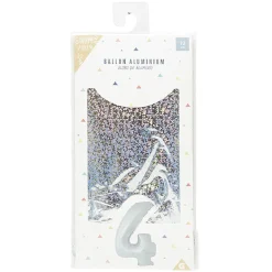Ballon chiffre 4 en aluminium-Gifi Sale