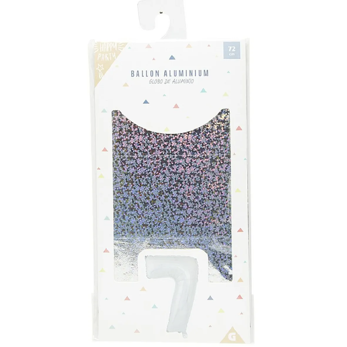 Ballon chiffre 7 en aluminium-Gifi Discount