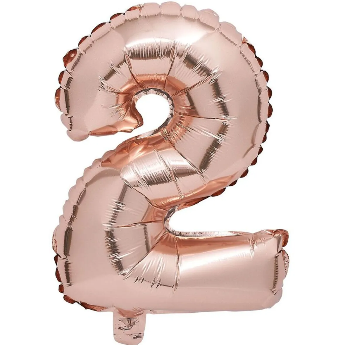 Ballon chiffre 2 rose gold 33cm-Gifi Outlet