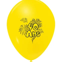 Ballon de baudruche anniversaire 40 ans multicolore x10-Gifi Sale
