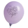 Ballon de baudruche anniversaire 50 ans multicolore x10-Gifi Best