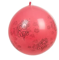 Ballon de baudruche anniversaire 60 ans-Gifi New