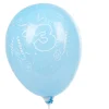 Ballon de baudruche chiffre 3 multicolore x8-Gifi Best
