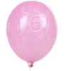 Ballon de baudruche chiffre 6 multicolore x8-Gifi New