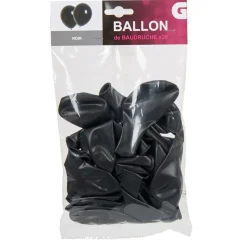 Ballon de baudruche noir x20-Gifi Discount