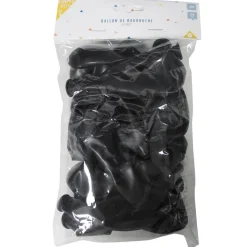 Ballon de baudruche uni noir x20-Gifi Discount