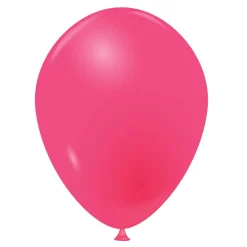 Ballon de baudruche uni rose x10-Gifi Outlet