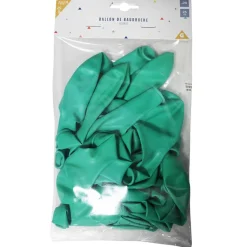 Ballon de baudruche uni vert menthe x20-Gifi Clearance