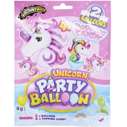 Ballon de fête x2 avec sachet de poudre pétillante x4-Gifi Discount